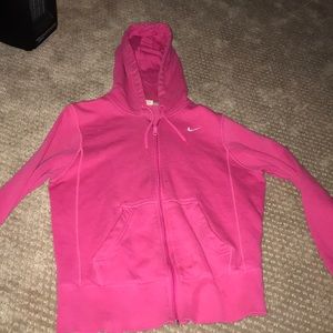 Pink nike sweatshirt , worn once